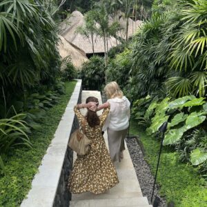 Mary Bemis and Luisa Anderson, Four Seasons Bali at Sayan, Sacred River Spa