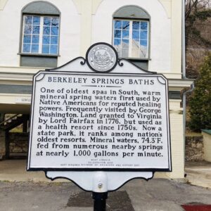 Berkeley Springs, America's First Spa, Mary Bemis, spa culture